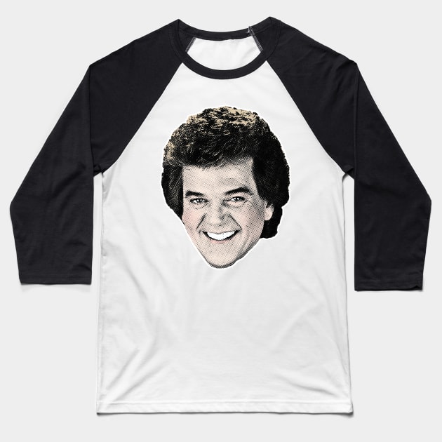 Conway Twitty / Retro Fan Art Gift Baseball T-Shirt by DankFutura